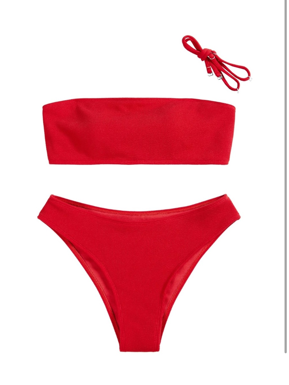 Red Bikini 2 Pc Swimwear Women’s Size Large